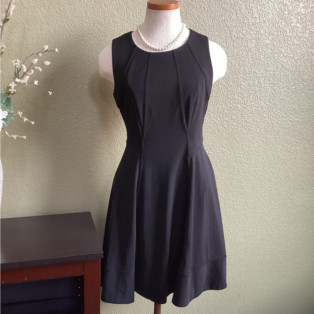White House Black Market Elegant Black  Dress (6)